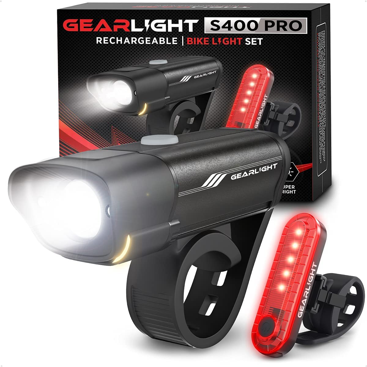 GearLight Rechargeable Bike Light
